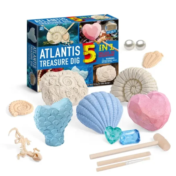 DIY Eco Friendly Atlantis Treasure Dig Toy Unleash Ocean Exploration Fun