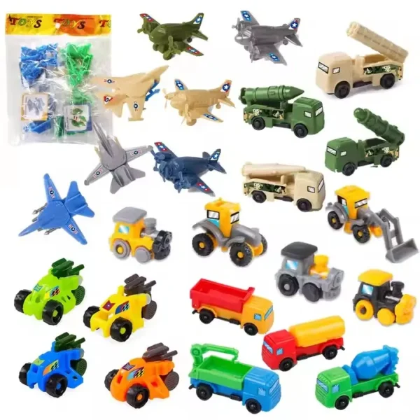 Colorful Mini Vehicle Small Gift Collection Enlightenment Vehicle Toys