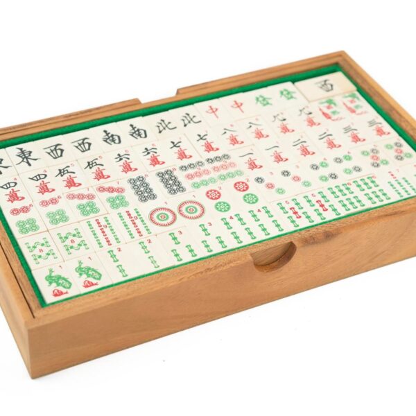 Wooden Mahjong Board Game