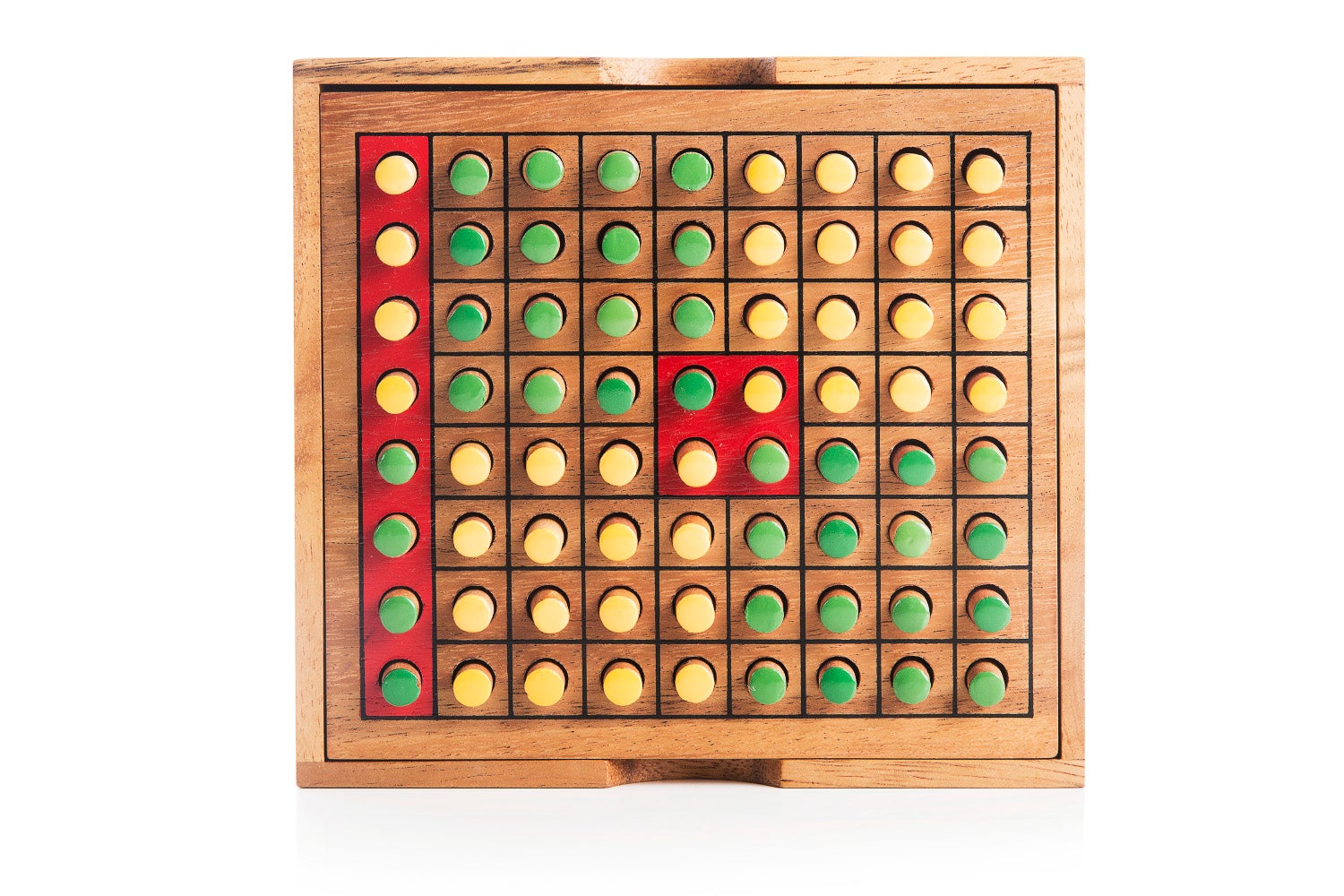 Othello Board Game: Handcrafted Wooden Set for Classic Strategy - 画像 (2)