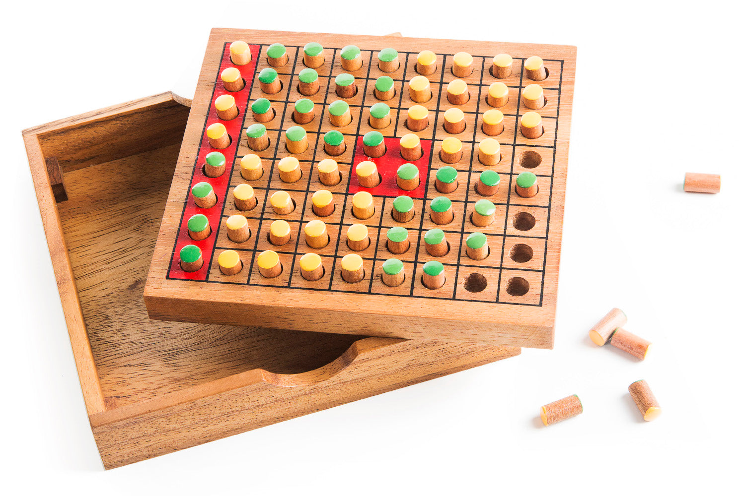 Othello Board Game: Handcrafted Wooden Set for Classic Strategy - 画像 (3)